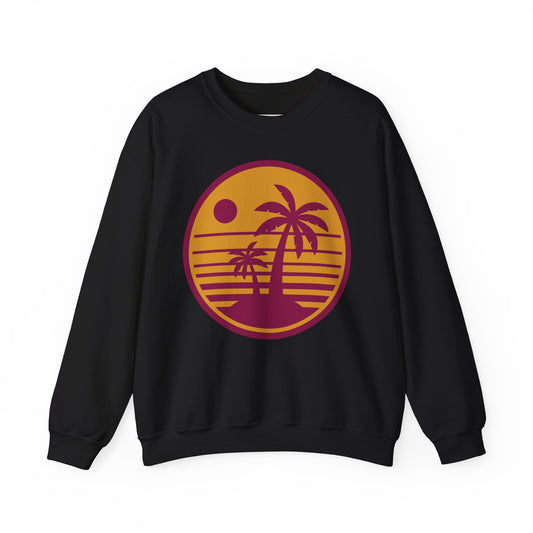 Sunset Palm Crewneck Sweatshirt