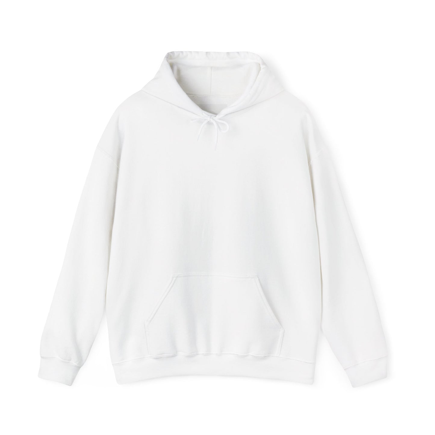 Cozy White Hoodie — Classic Unisex Pullover Sweatshirt